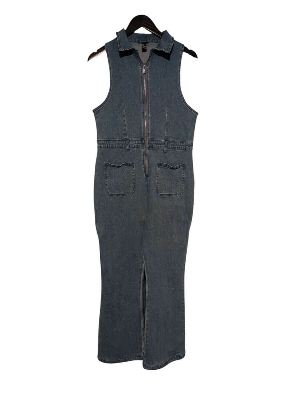 Cider Denim Zip Jumpsuit